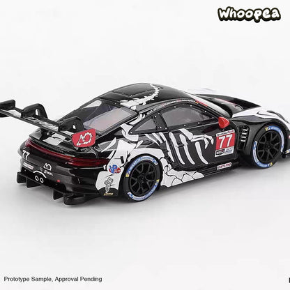 MINI GT #1143 Porsche 911 GT3 R #77 AO Racing "Oreo" 2024 Le Mans 1/64 Diecast