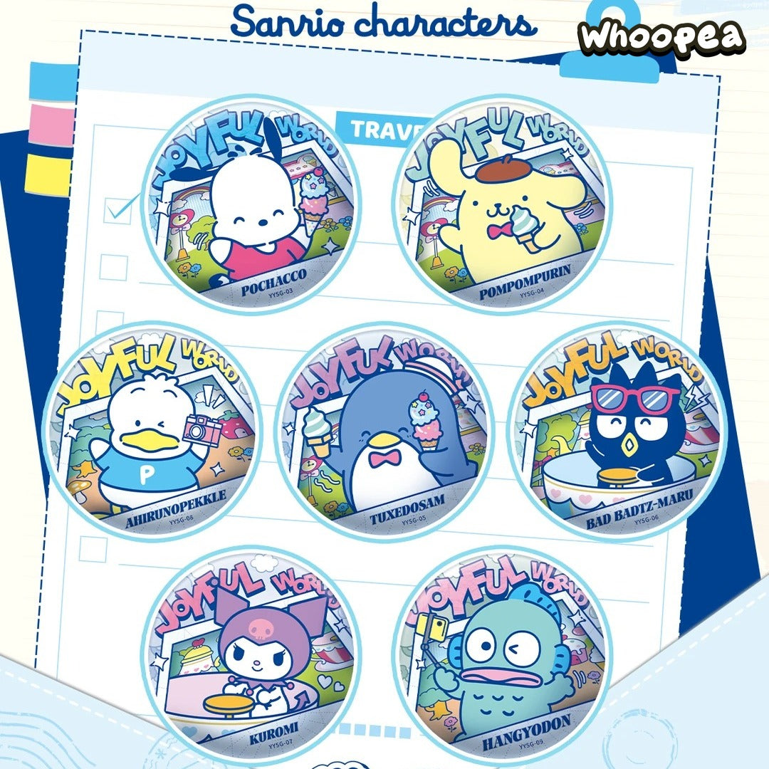 SANRI0 Joyful Journey Moments Series Badge Blind Box
