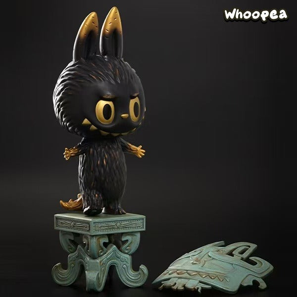 POP MART THE MONSTERS × Sanxingdui Museum ZIMOMO Bronze Mask Figure, PTS 2023 Exclusive