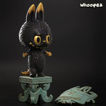 POP MART THE MONSTERS × Sanxingdui Museum ZIMOMO Bronze Mask Figure, PTS 2023 Exclusive