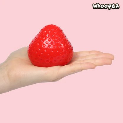 Red Strawberry Taba Squishy - Sensory Fidget Toy