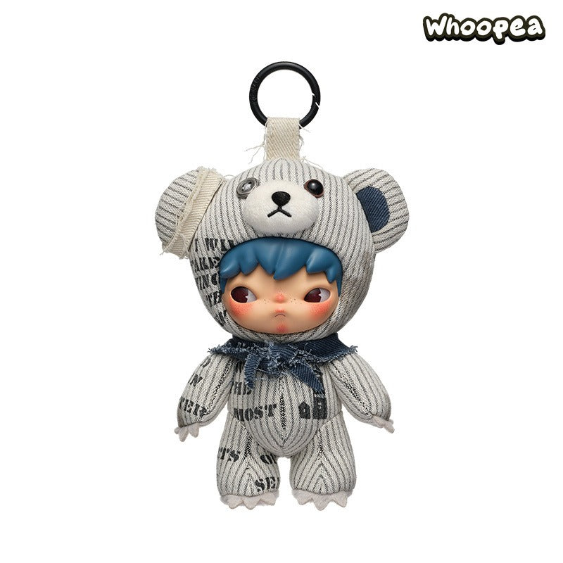 POP MART Hirono Freedom Island Series Plush Doll Hanging Card, UK