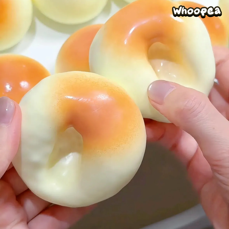 Milk Bun Crunchy Slow Rising Squishy- Sensory Fidget Toy