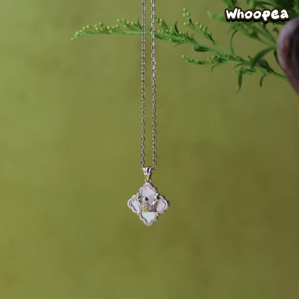 POPOP Jewelry ROYAL MOLLY Lace Series Classic Crown Necklace