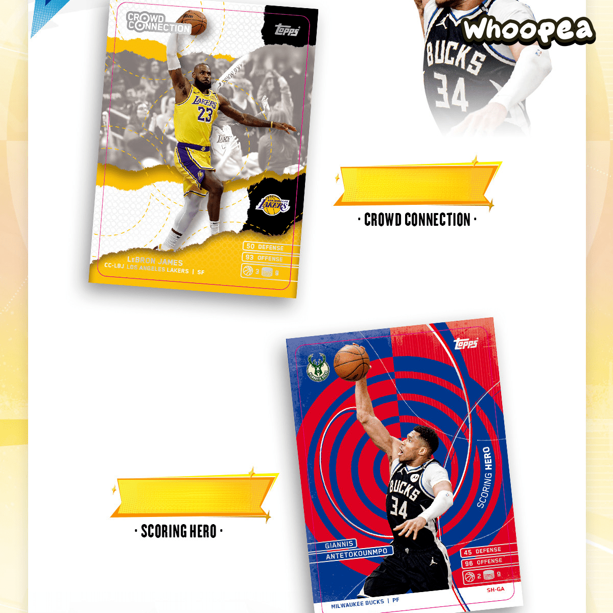 Topps 2025-26 NBA Match Attax Series Trading Card Blind Box – WHOOPEA