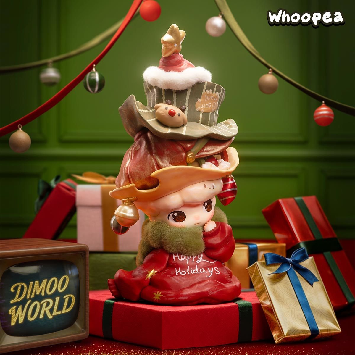DIMOO Becoming A Tree Figure 日本未発売　クリスマス DIMOO Becoming a Tree Figure – WHOOPEA
