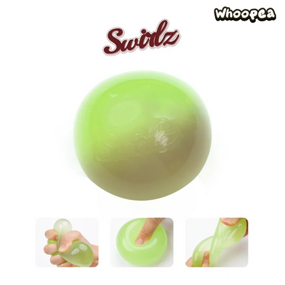 Swirlz TPR UV Color Changing Maltose Squishy- Fidget Toy