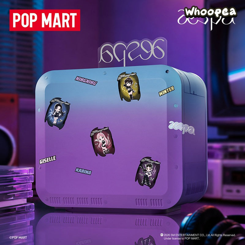 POP MART × aespa Memorable Picks Series TV Luminous Display Box