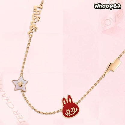 POPOP LOVE CHAPTER Series LABUBU Gemstone Necklace