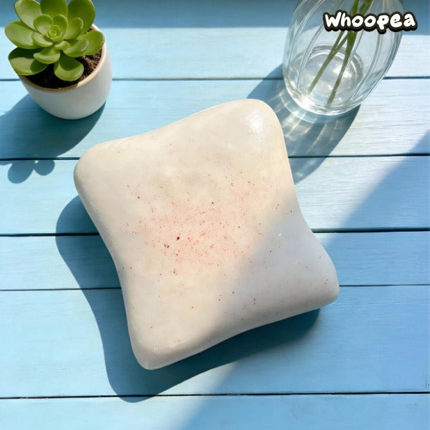 Fluffy Toast PU Slow Rising Squishy - Sensory Fidget Toy
