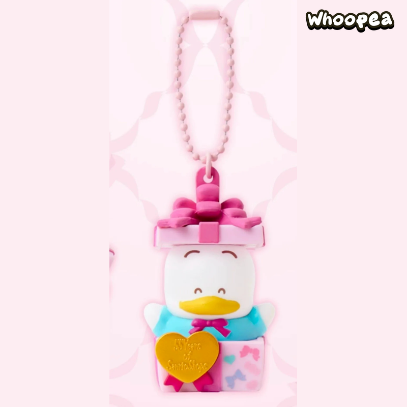 SANRI0 55th Anniversary Wrapping Paper Series Secret Mascot Keychain Blind Box