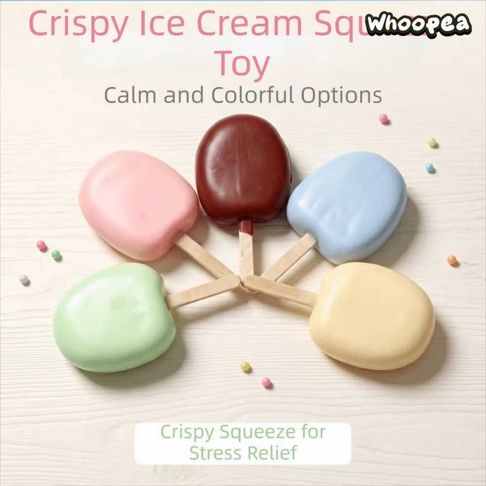 Wax Cracking Ice Cream Squishy – Sensory Fidget Toy