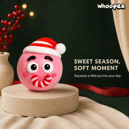 Christmas Funny Face Shaving Foam Filled Squishy - Sensory Fidget Toy