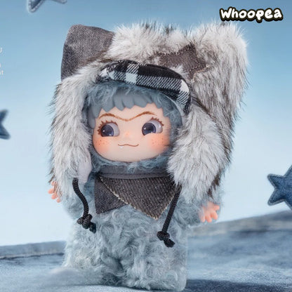 WAKUKU Puka Meow And Fuzzy Kid Series Mini Plush Hanging Card