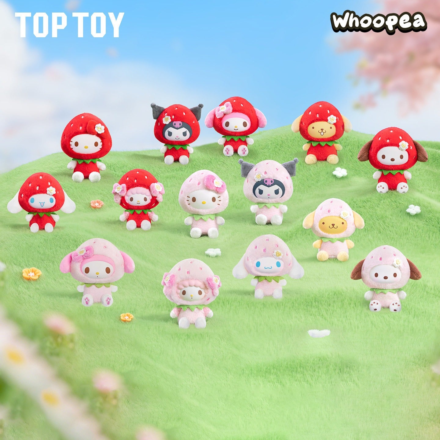 SANRI0 Sweet Strawberry Series Plush Pendant Blind Box – WHOOPEA