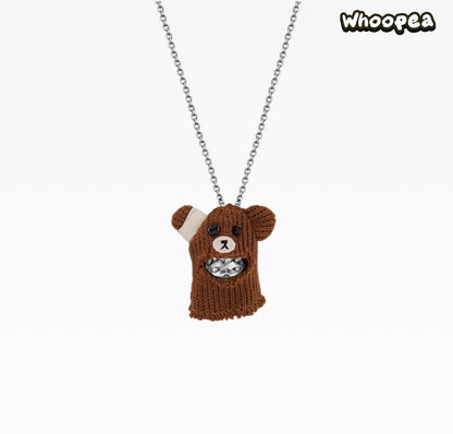 POPOP Jewelry Hirono Series Bear Doll Necklace