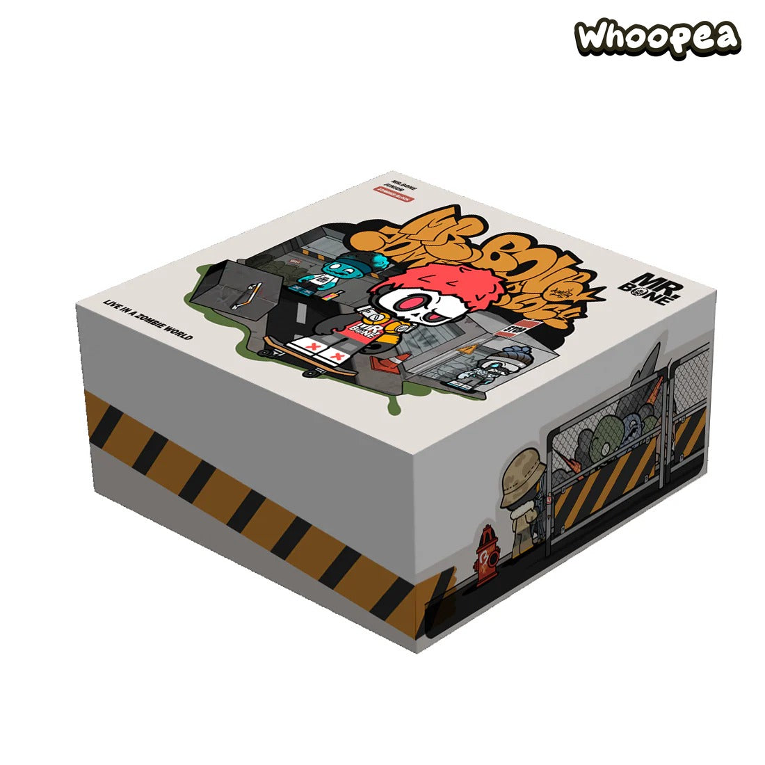 MR.BONE JUNIOR 2 Zombies Block Series Figures, Blind Box