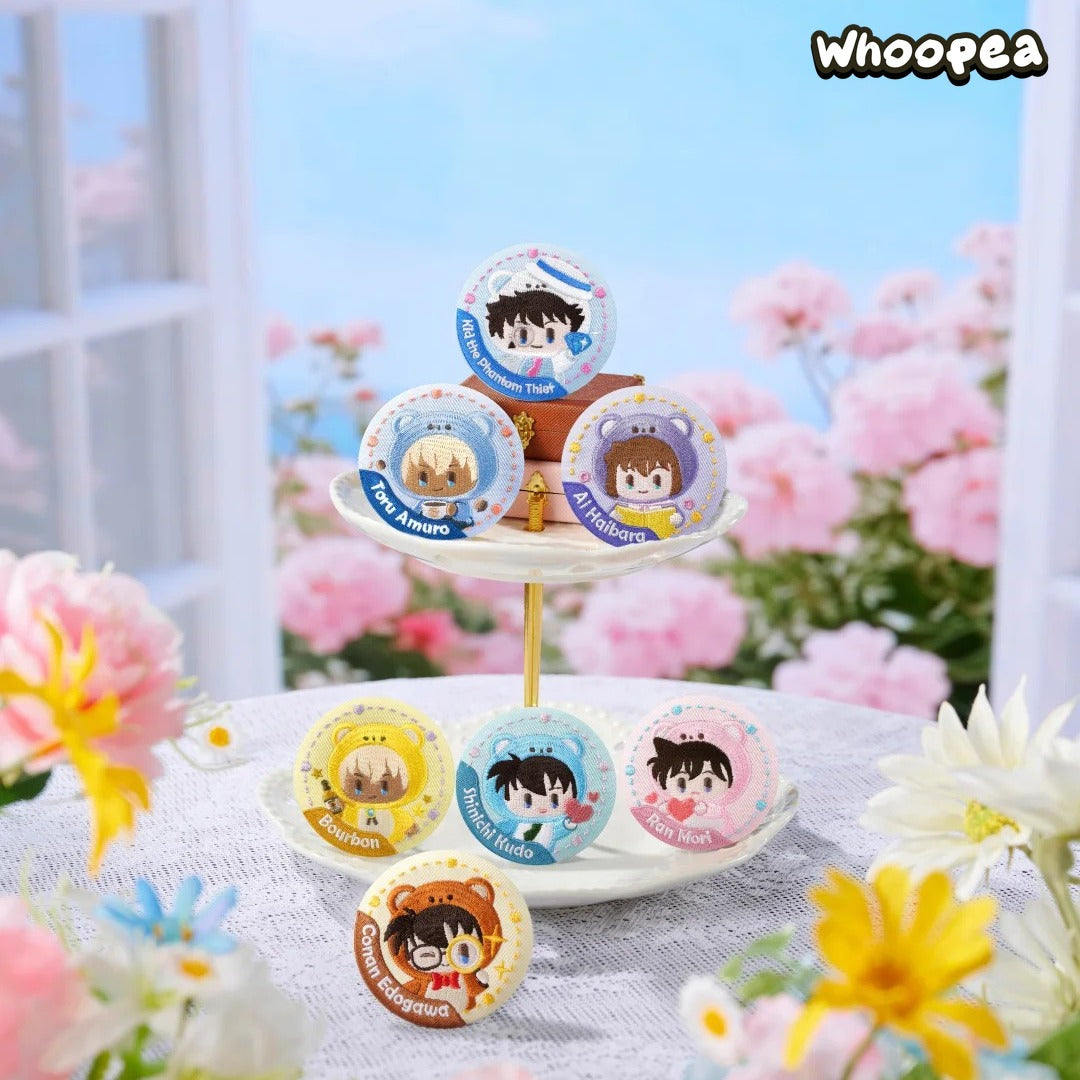Detective Conan Bear Dectective Series Badge Blind Box