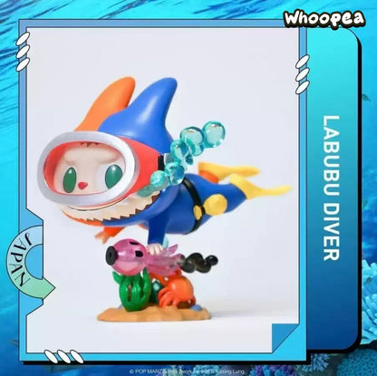 POP MART THE MONSTERS - LABUBU DIVER Series Figure Hanging Card, PTS 2024 Exclusive
