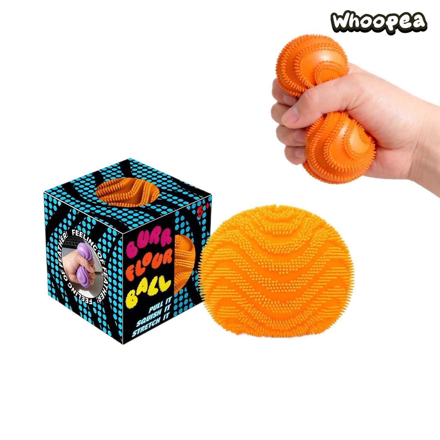 Wonder Wave Fuzz Ball Palm Size- Sensory Fidget Toy