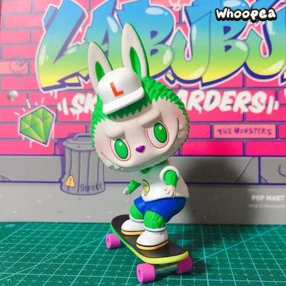 POP MART The Monsters Labubu Skateboarders Figurine, 2021 STS Exclusive
