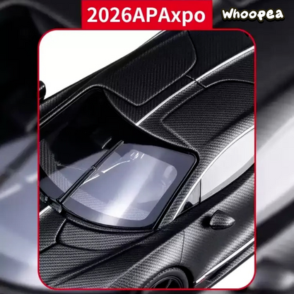 GTMAX 1:64 Bugatti Tourbillon Full Carbon Fiber Effect, APAxpo Foshan Exclusive
