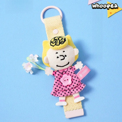 PEANUTS My Best Friend Series Magnetic Button Plush Pendant Blind Box