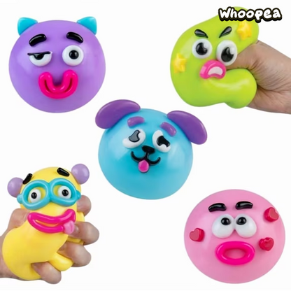 Funny Dog Face Swap Smusher Squishy - Sensory Fidget Toy