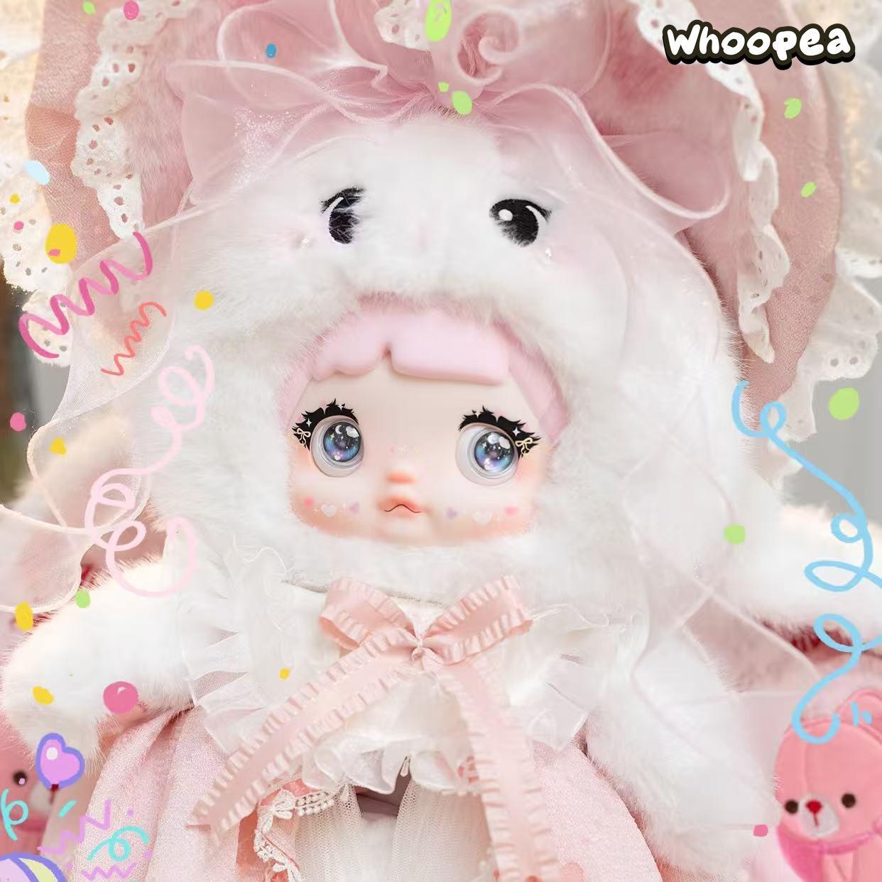 Nommi 400% 2nd Anniversary Birthday Plush, Exclusive Version – WHOOPEA