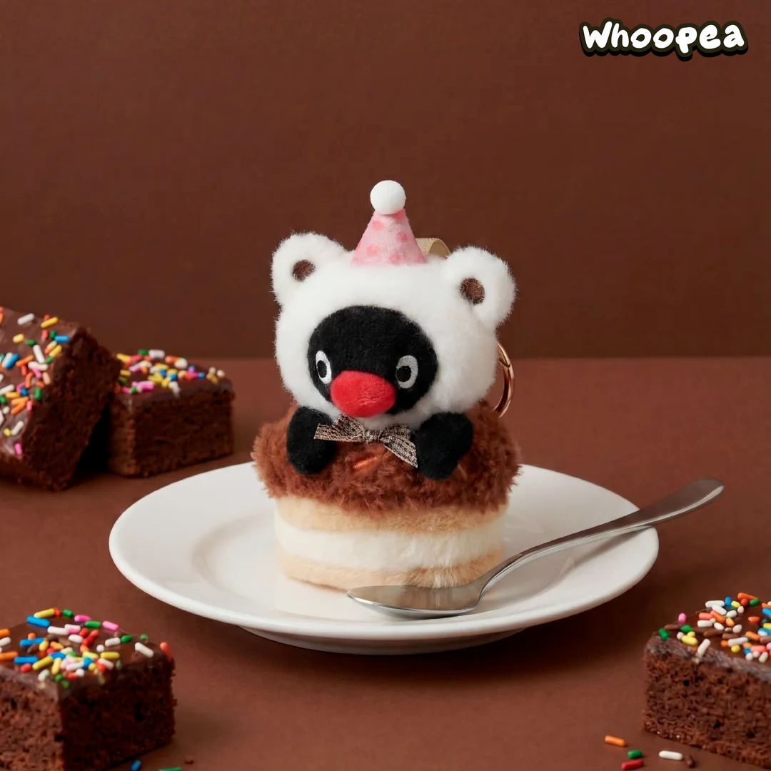 Pingu Chocolate Season Afternoon Tea Time Aroma Plush Pendant Blind Box