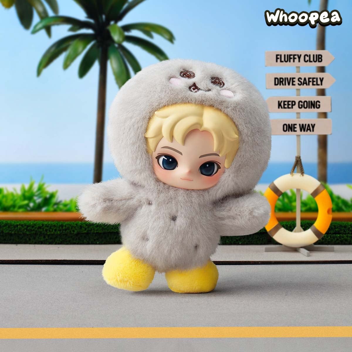 POP MART RIIZE Fluffy Club Series Vinyl Plush Doll Pendant Blind Box (PRE-ORDER)