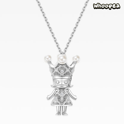 POP POP ROYAL MOLLY LACE Series Birthday Princess Necklace