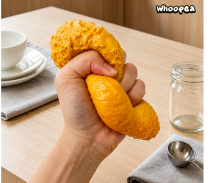 Jumbo Fried Chicken Leg TPR Shaving Foam-Filled Squishy - Sensory Fidget Toy