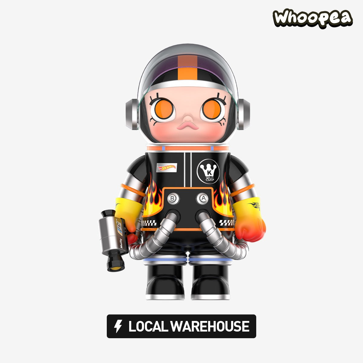 POP MART MEGA SPACE MOLLY 400% HOT WHEELS Series Figure