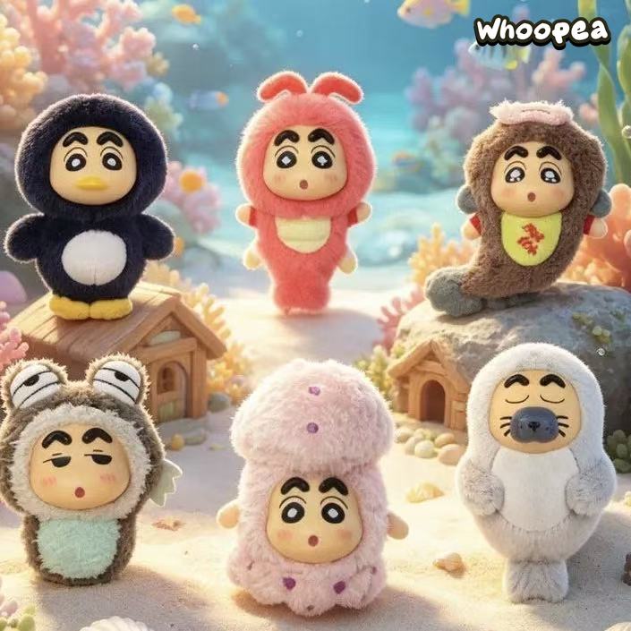 Crayon Shin-chan Deep Sea Adventure Series Vinyl Plush Pendant Blind Box