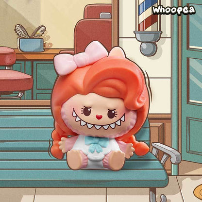 POP BEAN The Monsters Labubu Hair Salon Mini Bean Series Figure Blind Box