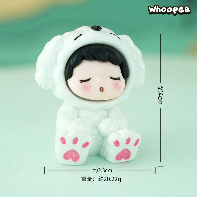 Sleeping Boy Collection, Mini Figures, 6 Colors