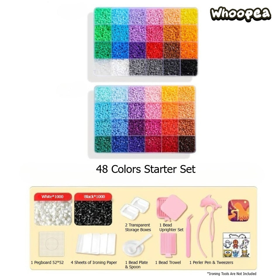 Fuse Beads  24 -264 Colors Starter Set Fuse Beads All-in-1 Collection, 2.6mm