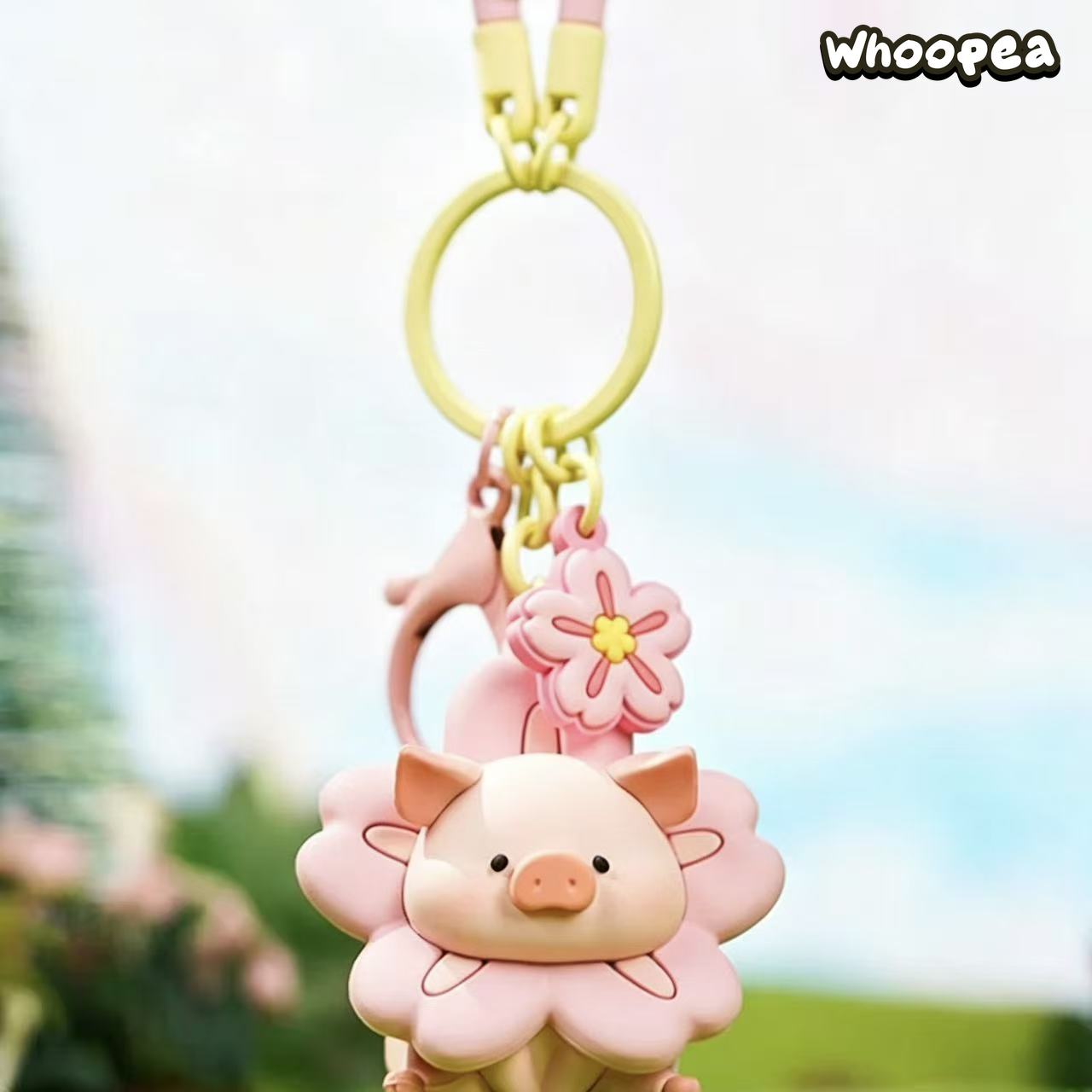 LuLu the Piggy Flower World Series Keychain Bag