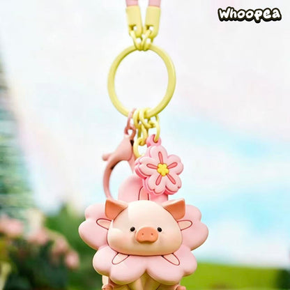 LuLu the Piggy Flower World Series Keychain Bag