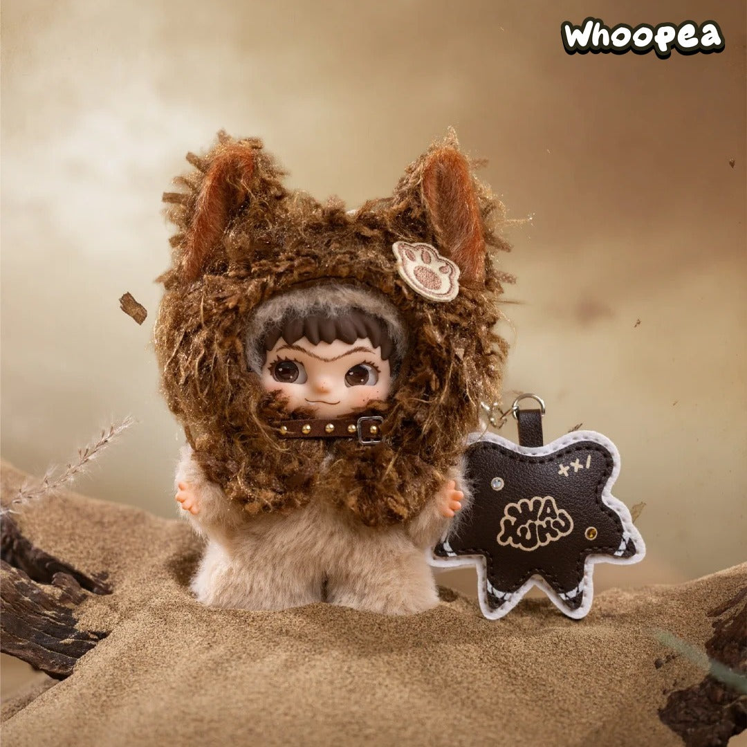 WAKUKU Puka Meow And Fuzzy Kid Series Mini Plush Hanging Card