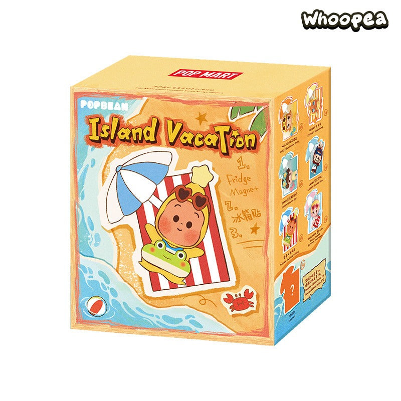 POP MART POP BEAN Island Vacation Series Refrigerator Magnet Blind Box (PRE-ORDER)