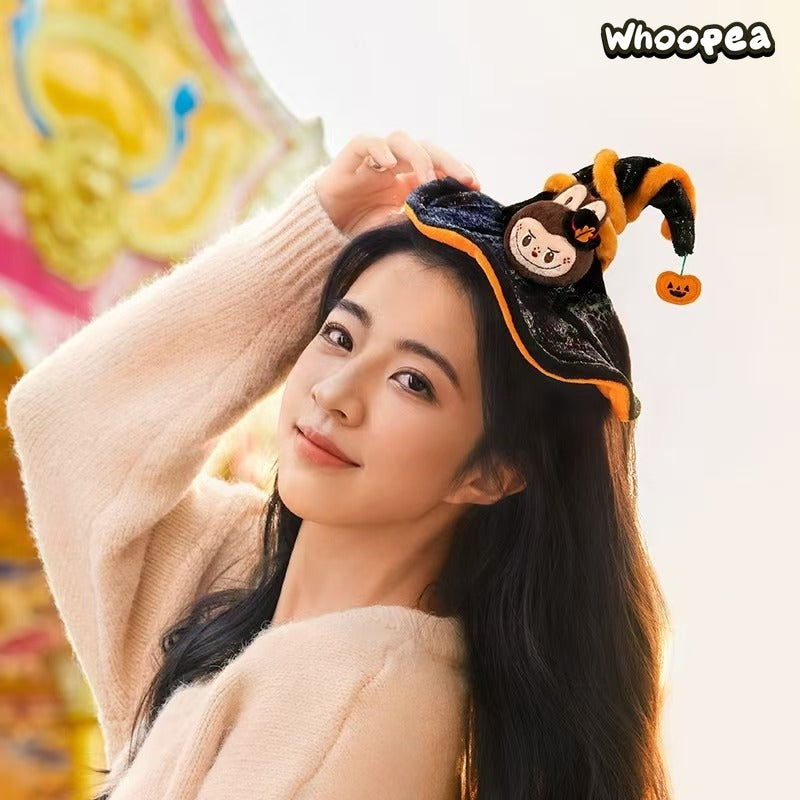 LABUBU Halloween Magic of Pumpkin Series Plush Headband, POP LAND Limited