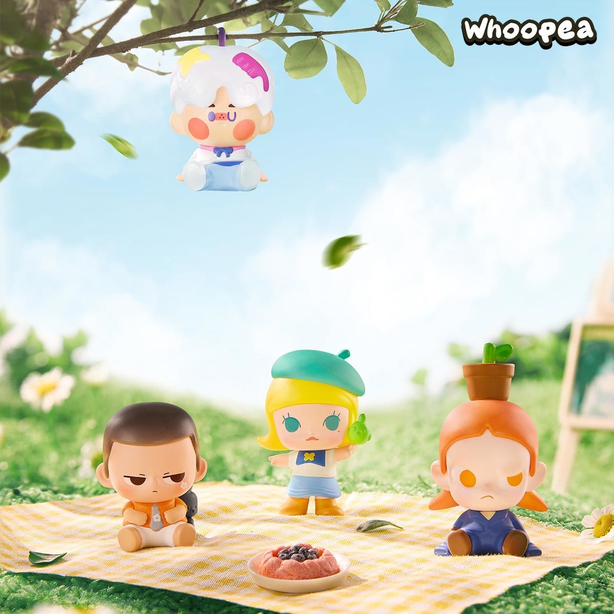 POP BEAN Going Outing With Me Series Figures, Blind Bag