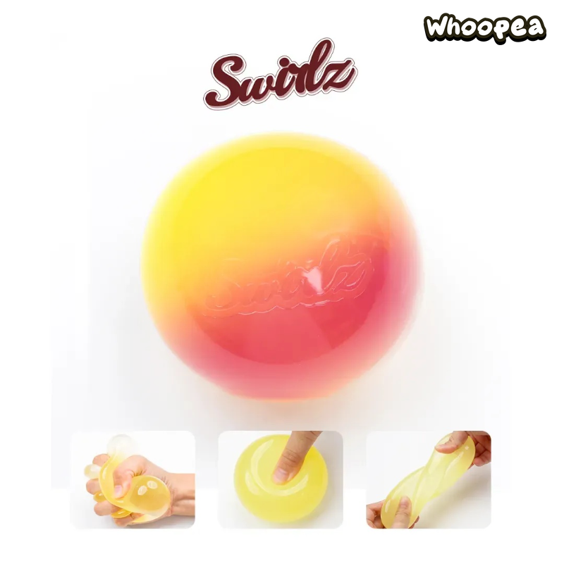 Swirlz TPR UV Color Changing Maltose Squishy- Fidget Toy