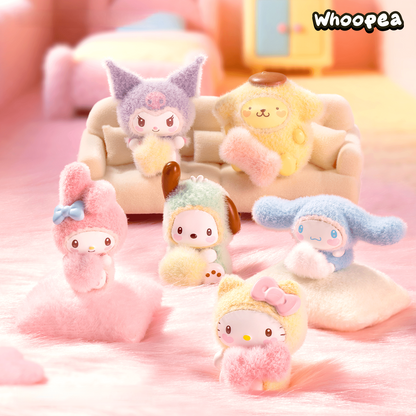 SANRI0 Fuzzy Rainbow Babies Series Mini Beans Blind Box