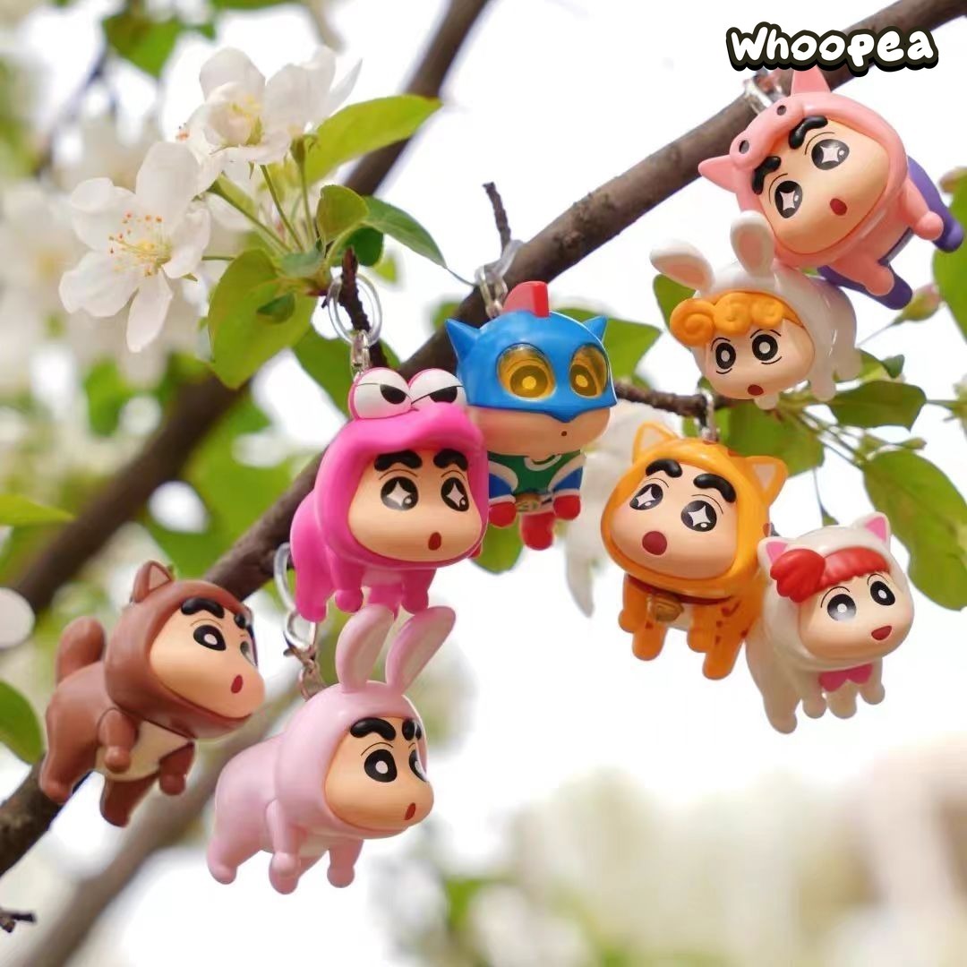 Crayon Shinchan Flying Super Power Series Mini Beans Figuren, Überraschungstüte 