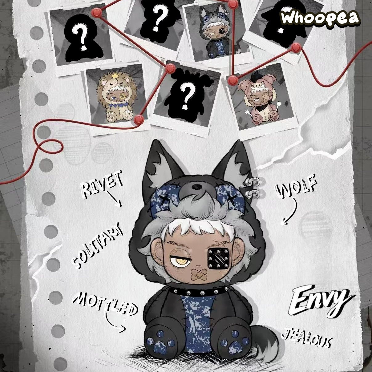 ASHNOXX  Ash: The Seven Divine Melodies Series Plush Blind Box