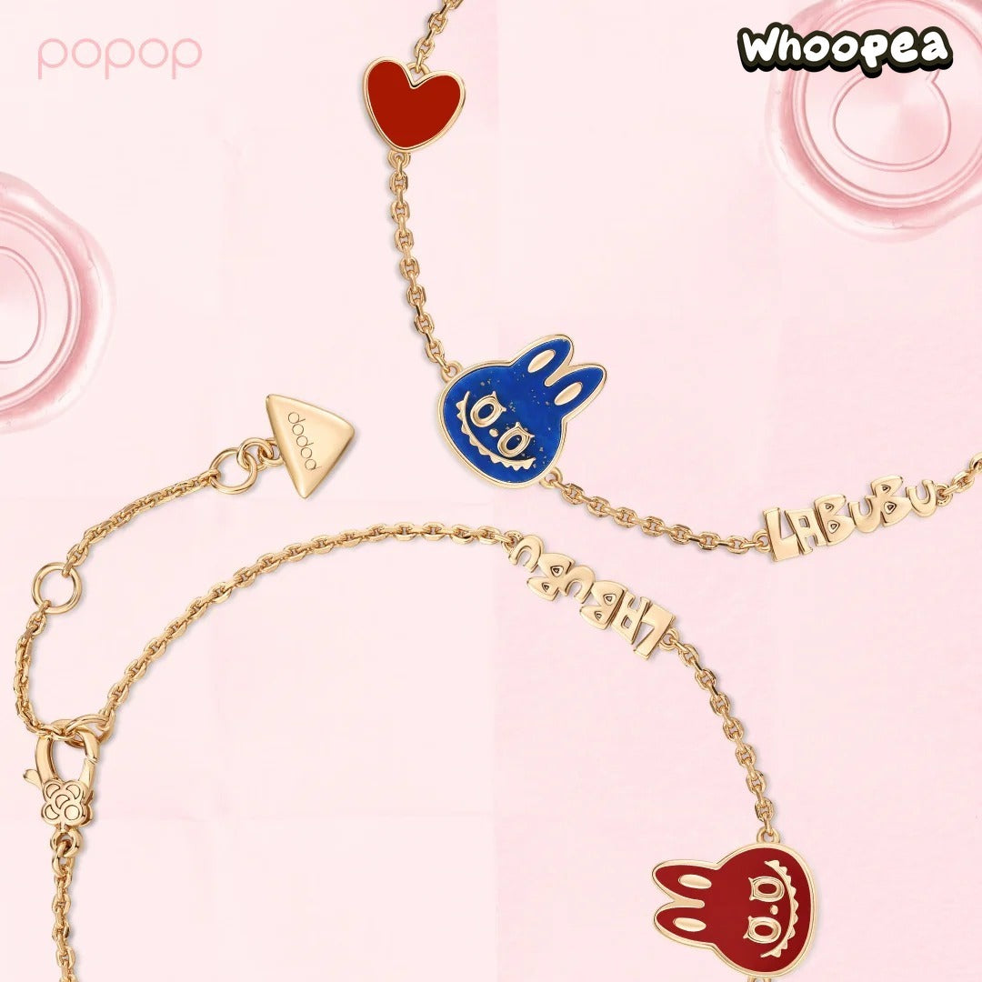 POPOP LOVE CHAPTER Series LABUBU And TYCOCO Gemstone Bracelet