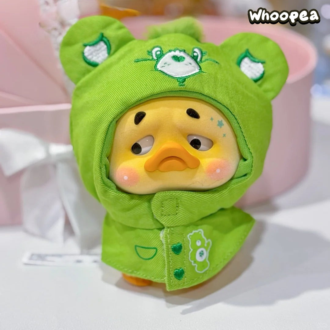 Care Bears x Upset Duck Neon Sweetheart Duck Series Plush Keychain Blind Box